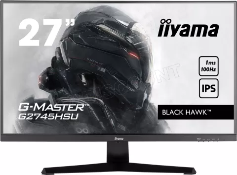 Photo de Ecran 27" Iiyama G-Master Black Hawk G2745HSU-B2 Full HD 100Hz (Noir)