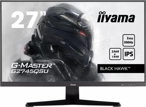 Photo de Ecran 27" Iiyama G-Master Black Hawk G2745QSU-B2 Quad HD 100Hz (Noir)