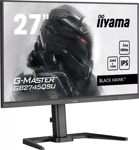 Photo de Ecran 27" Iiyama G-Master Black Hawk GB2745QSU-B2 Quad HD 100Hz (Noir)