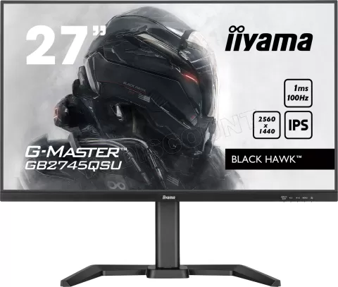 Photo de Ecran 27" Iiyama G-Master Black Hawk GB2745QSU-B2 Quad HD 100Hz (Noir)