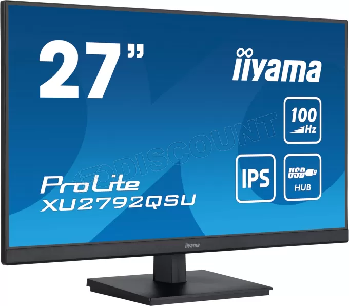 Ecran 27" Iiyama ProLite XU2792QSU-B6 Quad HD (Noir) 100Hz