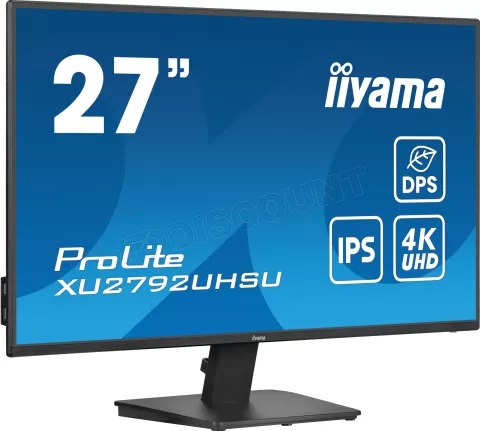 Photo de Ecran 27" Iiyama ProLite XU2792UHSU-B6 4K Ultra HD (Noir)