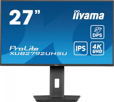 Photo de Ecran 27" Iiyama ProLite XUB2792UHSU-B6 4K Ultra HD 100Hz (Noir)