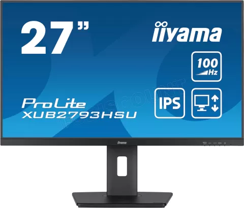 Photo de Ecran 27" Iiyama ProLite XUB2793HSU-B7 Full HD 100Hz (Noir)