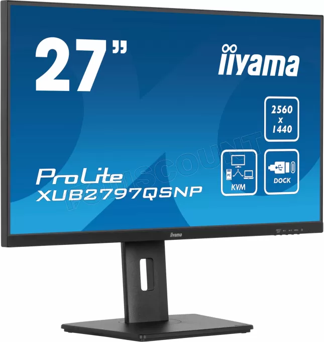 Ecran 27" Iiyama ProLite XUB2797QSNP-B1 Quad HD 100Hz (Noir)