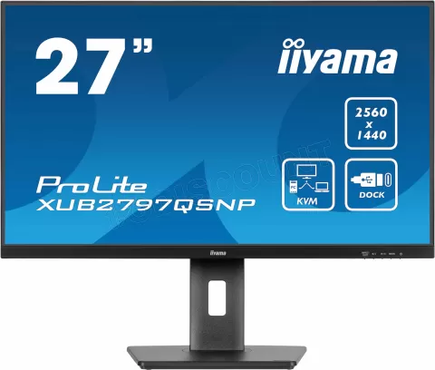 Photo de Ecran 27" Iiyama ProLite XUB2797QSNP-B1 Quad HD 100Hz (Noir)