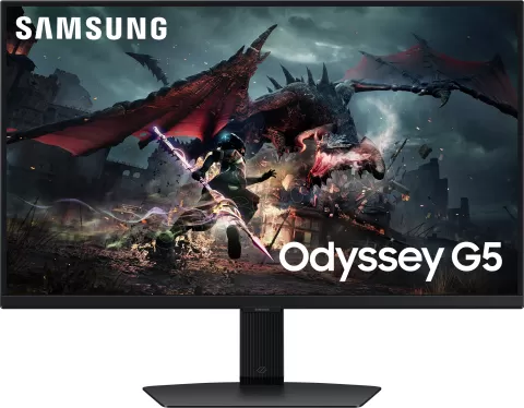 Photo de Ecran 27" Samsung Odyssey G5 G50D Quad HD 180Hz (Noir)