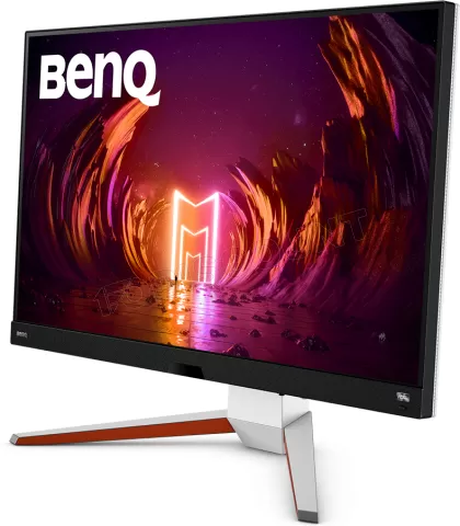 Photo de Ecran 32" BenQ Mobiuz EX3210U 4K Ultra HD 144Hz (Blanc)