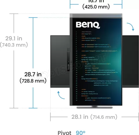 Photo de Ecran 32" BenQ RD320U 4K (Noir)