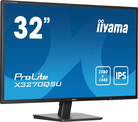 Photo de Ecran 32" Iiyama ProLite X3270QSU-B1 Quad HD 100Hz (Noir)