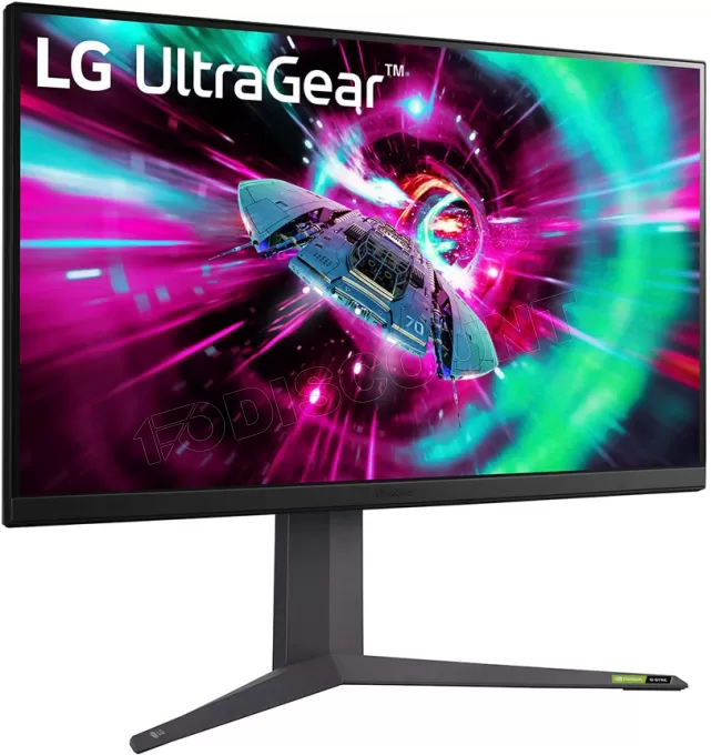 Ecran 32" LG UltraGear 32GR93U-B 4K Ultra HD 144Hz (Noir)