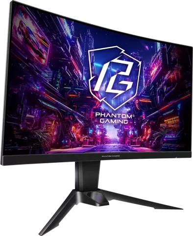 Photo de Ecran incurvé 27" ASRock Phantom Gaming PG27QRT2A Quad HD 180Hz (Noir)