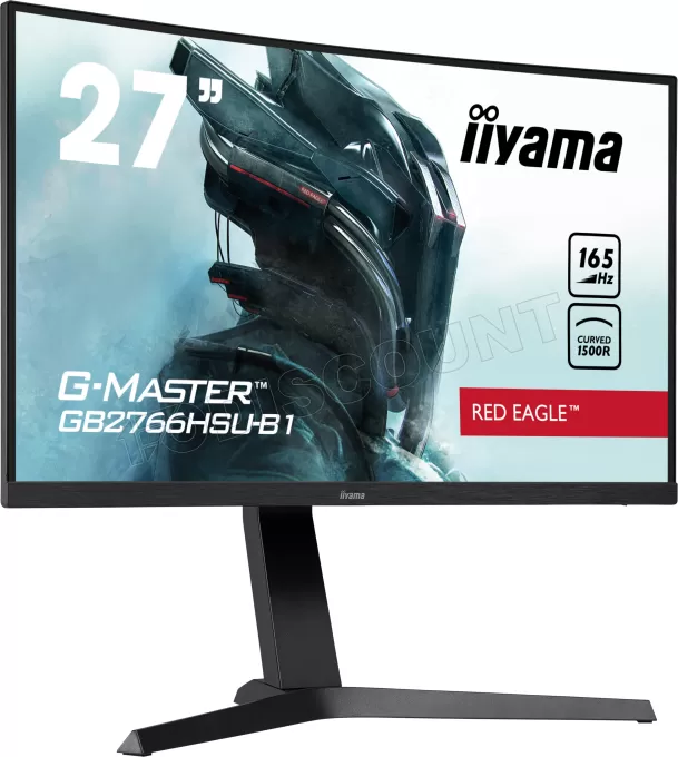 Ecran incurvé 27" Iiyama G-Master Red Eagle GB2766HSU-B1 Full HD (Noir) 165Hz