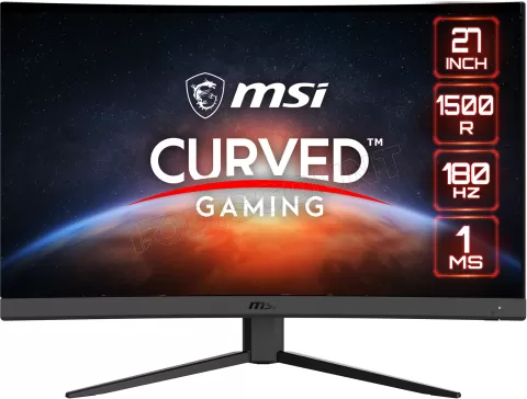 Photo de Ecran incurvé 27" MSI Gaming G27C4 E3 Full HD 180Hz (Noir)