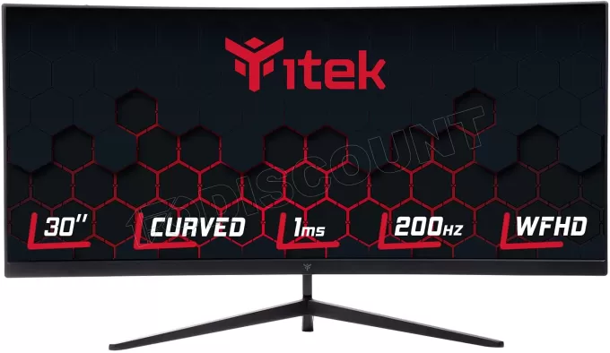 Ecran incurvé 30" (21:9) iTek GGC UltraWide HD (Noir) 200Hz