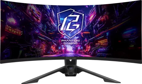 Photo de Ecran incurvé 34" ASRock Phantom Gaming PG34QRT2B WQHD 180Hz (Noir)