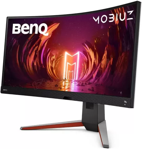 Photo de Ecran incurvé 34" BenQ Mobiuz EX3410R 4K Ultra HD 144Hz (Noir)