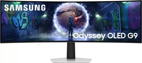 Photo de Ecran incurvé 49" Samsung Odyssey Oled G9 G934S Dual Quad HD 240Hz (Noir)