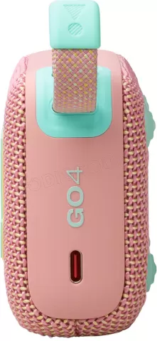 Photo de Enceinte nomade Bluetooth JBL Go 4 (Rose)