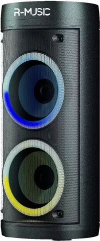 R-MUSIC Booster Party - Enceinte High Power BT sans fil - 600W - Jeu de  lumiere - Egaliseur - USB, microSD - Ecran LED - Karaoké - R-Music