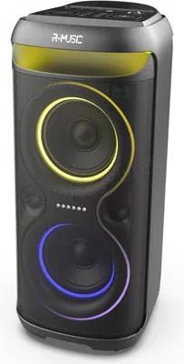 Enceinte nomade Bluetooth R-Music High Power LED (Noir)