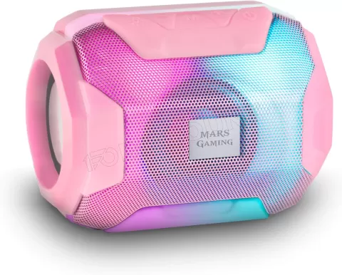 Photo de Enceintes Bluetooth Mars Gaming MSBAX RGB (Rose)