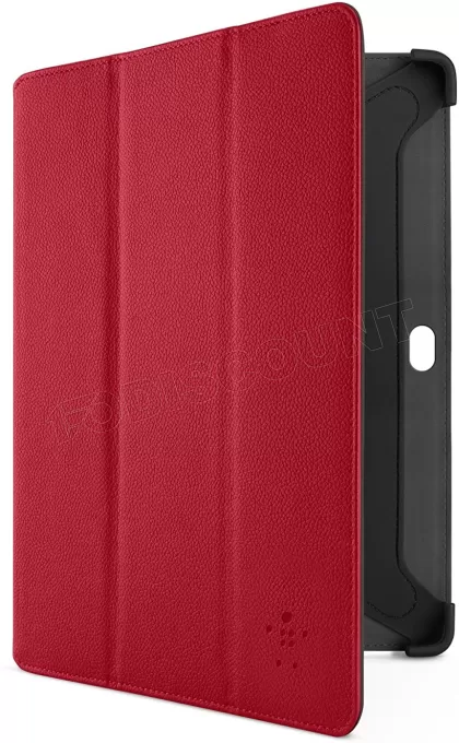 Etui rabat We pour Galaxy Tab 2 -  10" (Rouge)