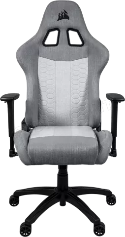 Photo de Fauteuil Corsair TC100 Relaxed (Argent/Gris)