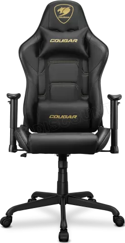 Photo de Fauteuil Cougar Armor Elite (Noir/Or)