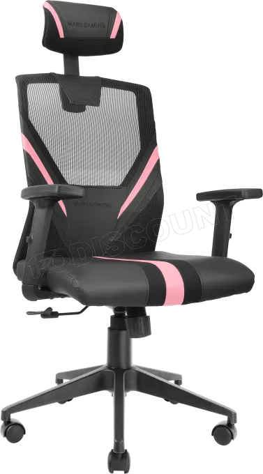 Fauteuil ergonomique Mars Gaming MGC Ergo (Noir/Rose)