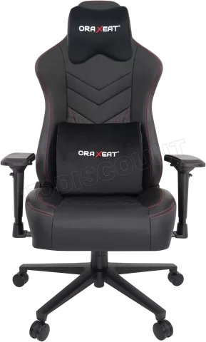 Photo de Fauteuil Oraxeat MX850 (Noir/Rouge)