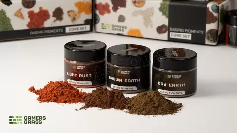 Photo de Gamers Grass - Basing Pigments Core Set