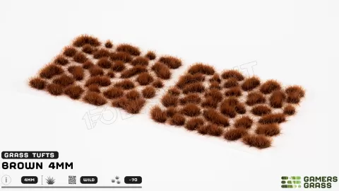 Photo de Gamers Grass - Brown 4mm : Wild