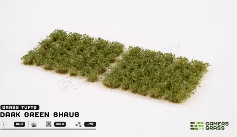 Photo de Gamers Grass - Dark Green Shrubs