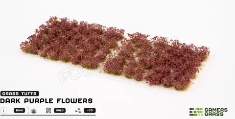 Photo de Gamers Grass - Dark Purple Flowers