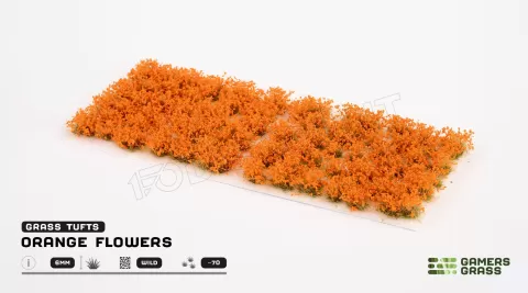 Photo de Gamers Grass - Orange Flowers