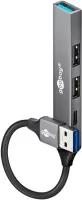 Photo de Hub USB 3.2 Goobay Slim - 4 ports (Gris)