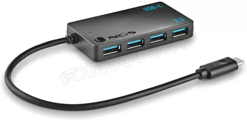 Photo de Hub USB-C 3.0 NGS Wonder iHub4 - 4 ports (Noir)