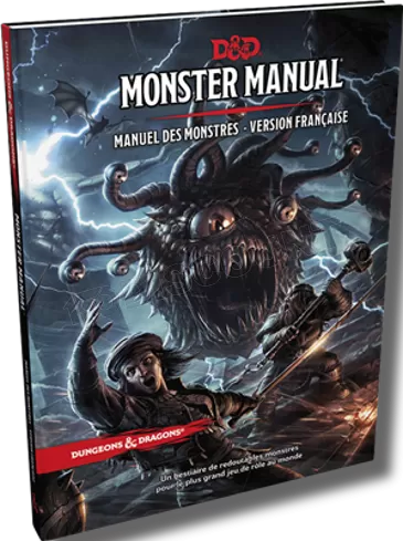 Jeu de Rôle : Dungeons & Dragons 5 - Livre Manuel des Monstres (Ed. Wotc)