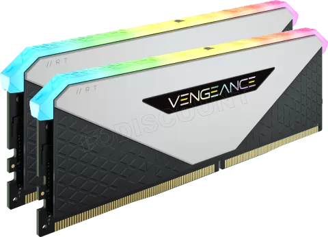 Kit Barrettes mémoire 16Go (2x8Go) DIMM DDR4 Corsair Vengeance LPX 3200Mhz  (Noir) à prix bas