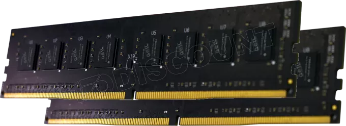 Kit Barrettes mémoire 16Go (2x8Go) DIMM DDR4 GeIL Pristine 2666Mhz (Noir)