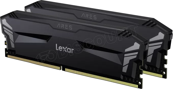 Kit Barrettes mémoire 32Go (2x16Go) DIMM DDR4 Lexar Ares OC  3600Mhz (Noir)