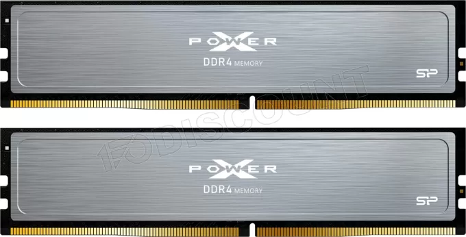 Kit Barrettes mémoire 32Go (2x16Go) DIMM DDR4 Silicon Power XPower Pulse 3200Mhz (Gris)