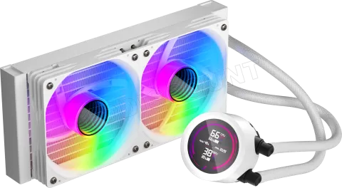 Photo de Kit Watercooling AIO 1stPlayer TS4 RGB - 240mm (Blanc)