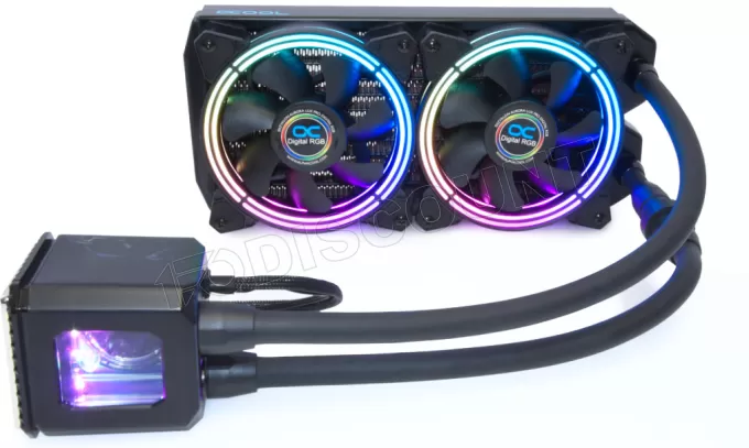 Kit Watercooling AIO Alphacool Eisbaer Aurora RGB - 240mm (Noir)