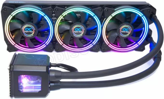 Kit Watercooling AIO Alphacool Eisbaer Aurora RGB - 360mm (Noir)