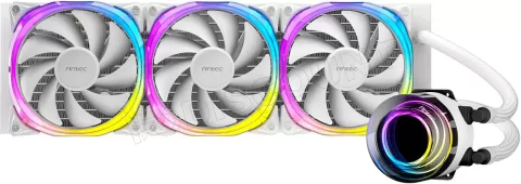 Photo de Kit Watercooling AIO Antec Vortex RGB - 360mm (Blanc)