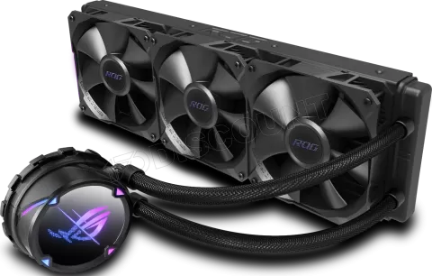 Photo de Kit Watercooling AIO Asus Rog Strix LC II - 360mm (Noir)