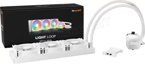 Photo de Kit Watercooling AIO be quiet! Light Loop RGB - 360mm (Blanc)