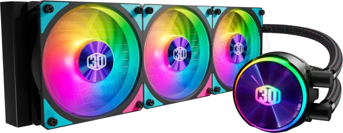 Kit Watercooling AIO Cooler Master MasterLiquid PL-Flux 30th Anniversary RGB - 360mm (Noir)